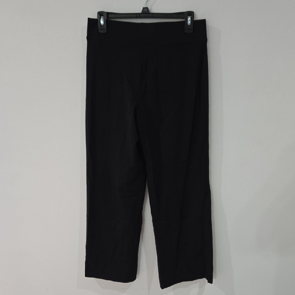 Lands' End Sz SP Women's Black StarFish Wide Leg Pants